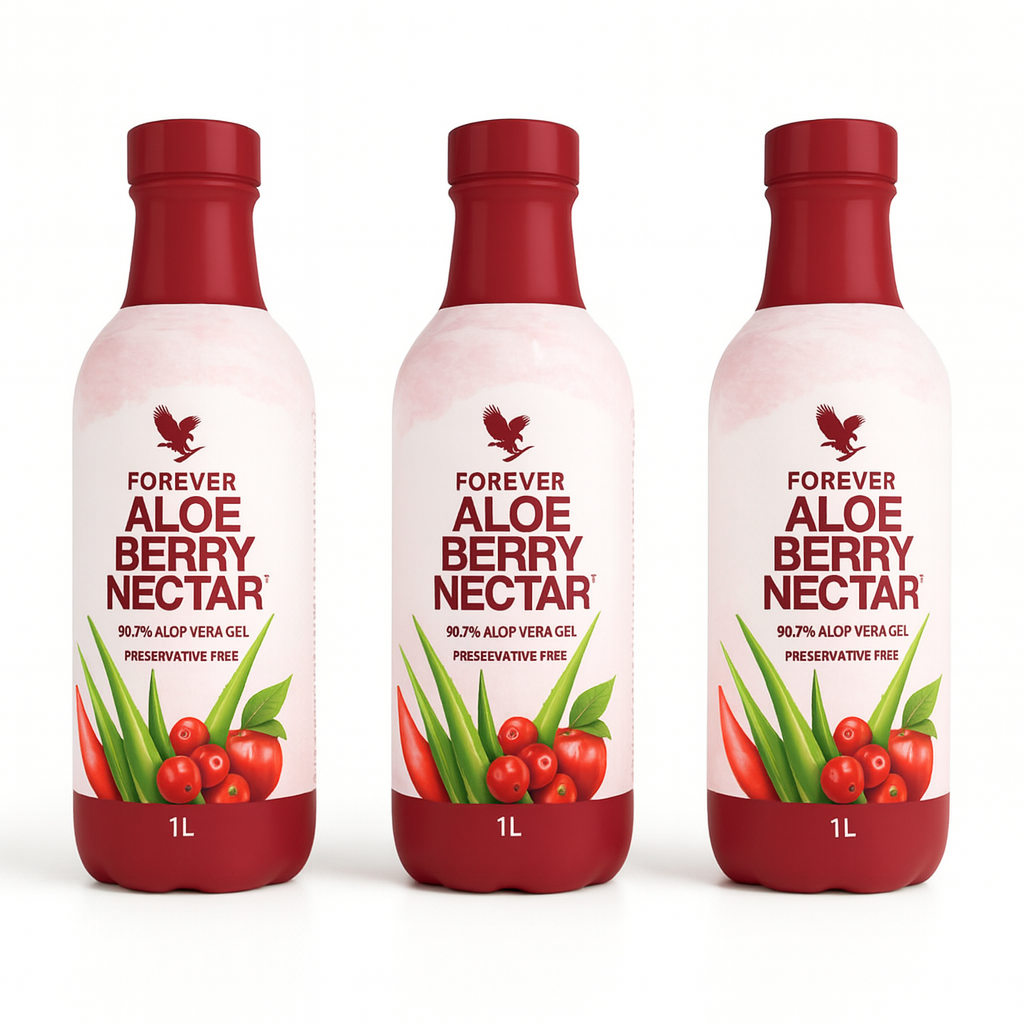 3x Forever Aloe Berry Nectar - 3 Liter 3 Flaschen