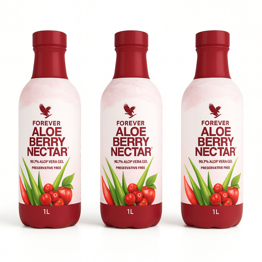 3x Forever Aloe Berry Nectar - 3 Liter 3 Flaschen