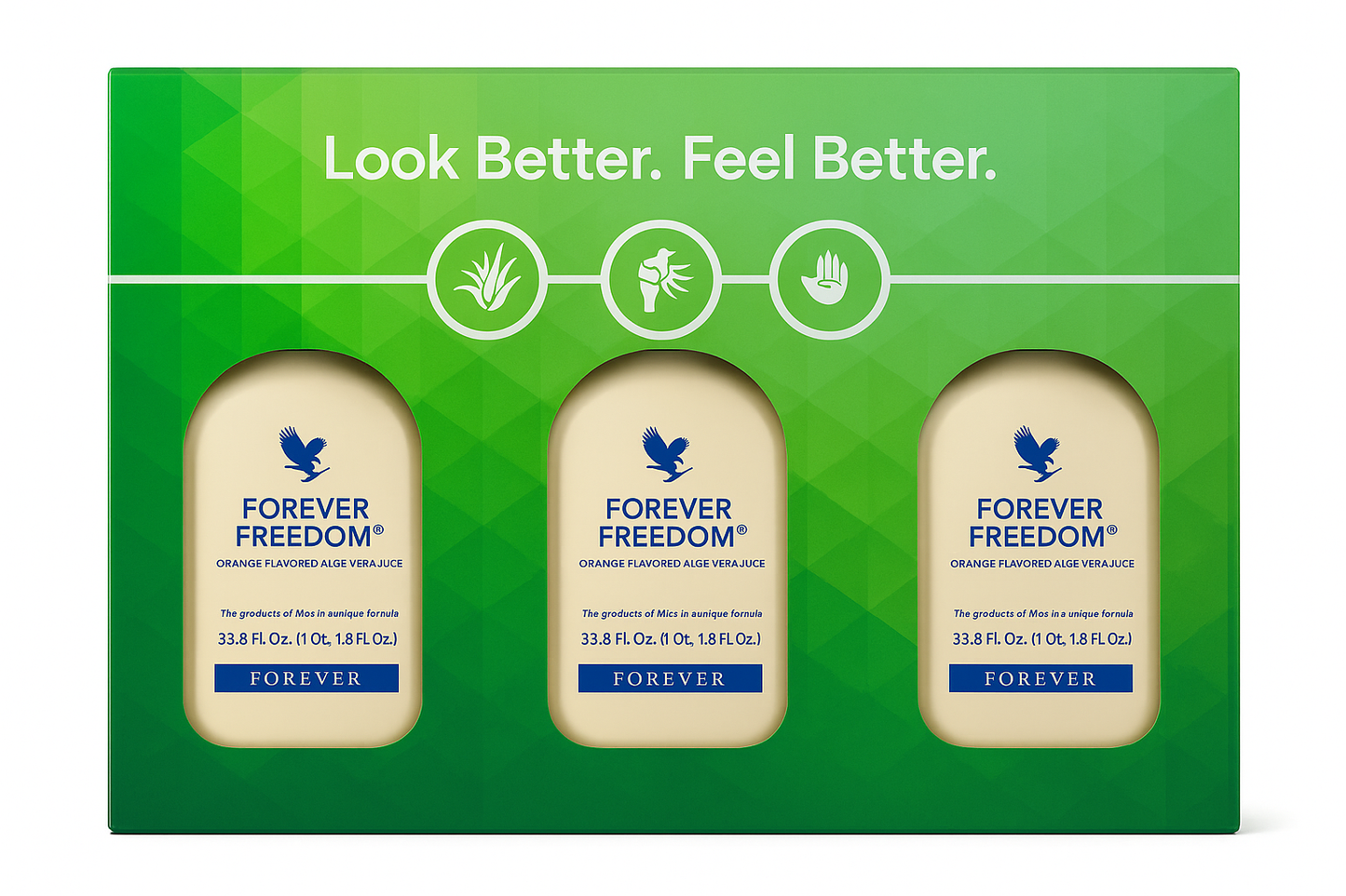 Forever Freedom® 3 Stück 3 Liter